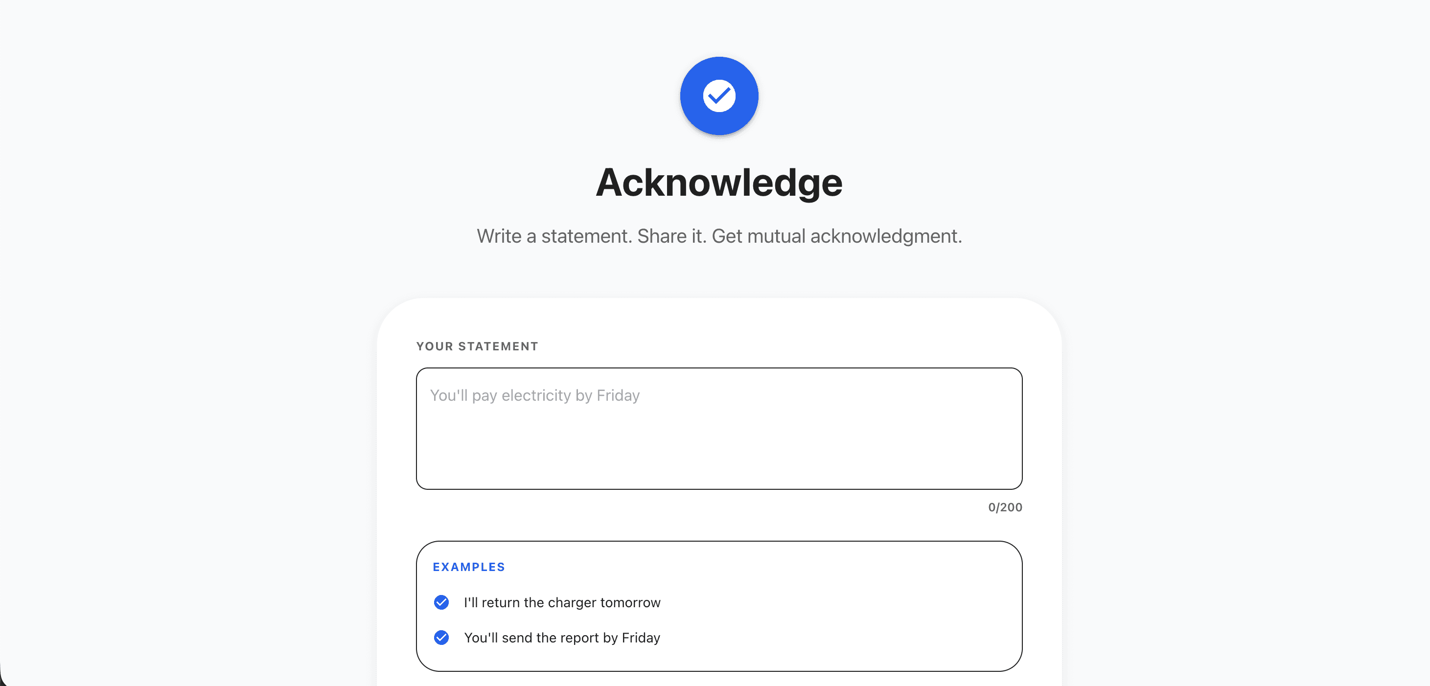 Acknowledge - Simple Social Accountability Tool - Web Development Project by Tarun Jawla